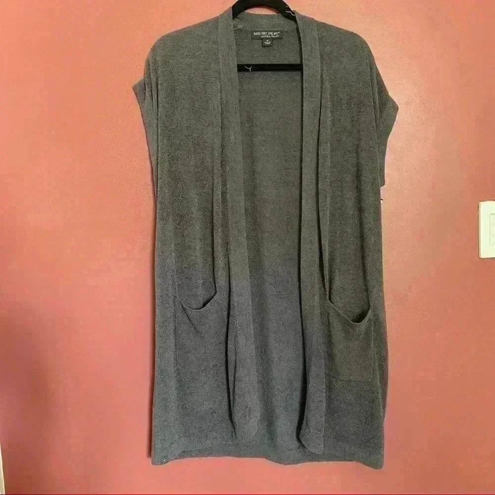 Barefoot Dreams CozyChic Ultra Lite Sleeveless Long Cardigan